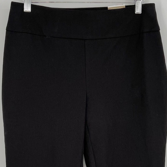 Chico's Women's Fabulously Slimming Pant Size 2 Short 00 Black Ankle Pull On Mid - Picture 2 of 13